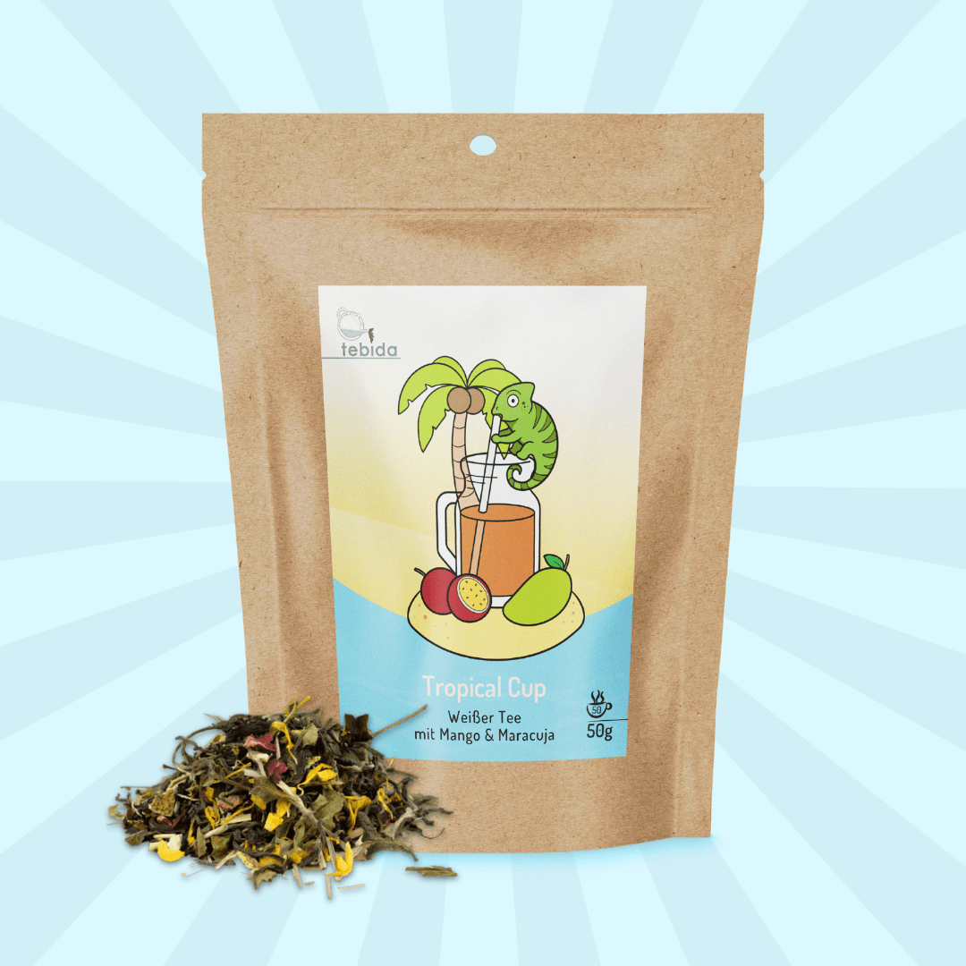 Tropical Cup 50g - Weißer Tee - tebida